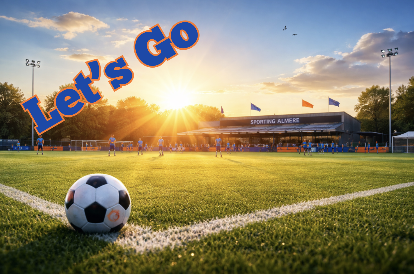 ☀️ Het zonnetje is terug ,dus we gaan weer los! ⚽