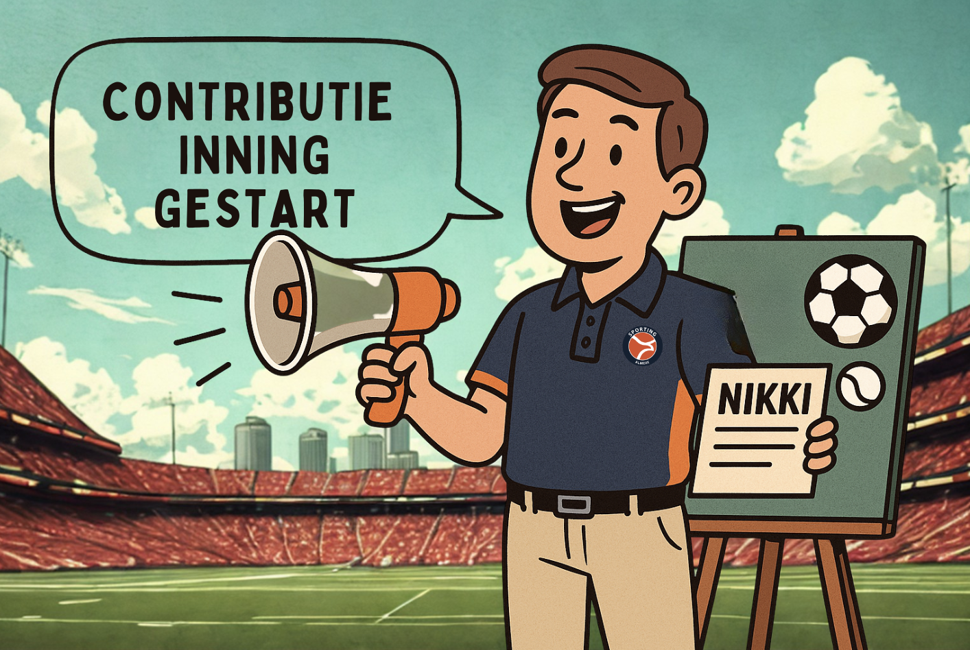 Start contributie-inning seizoen 2025/2026