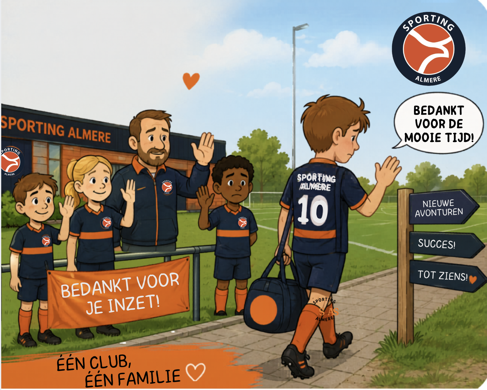Uitschrijven Sporting Almere