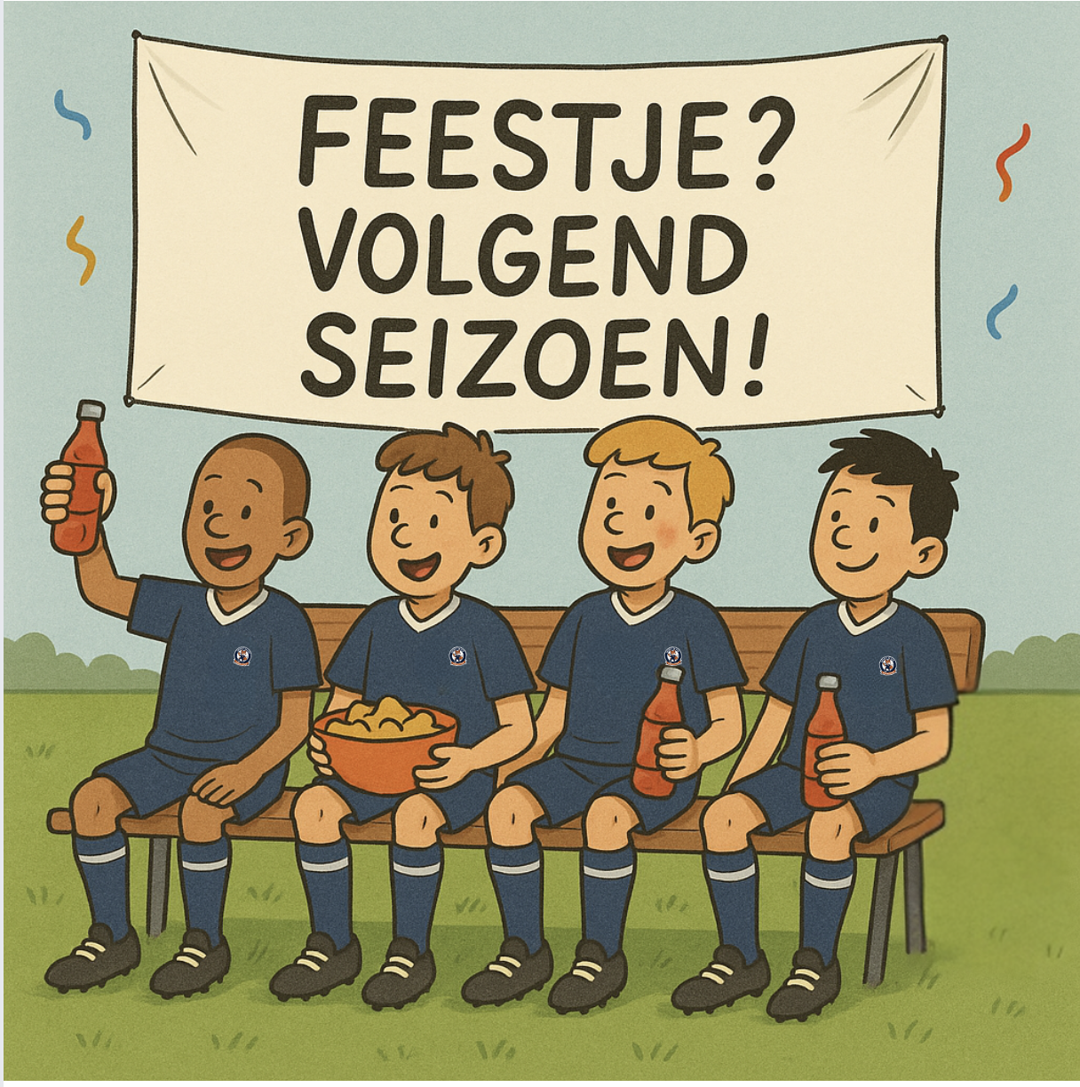 Let op: geen feestje, wel een bedankje!