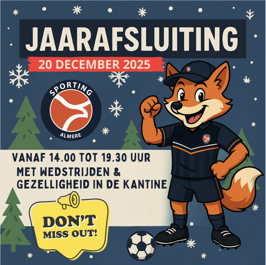🎄❄️ Sporting Almere Winterfeest , 20 december 2025 ❄️🎄